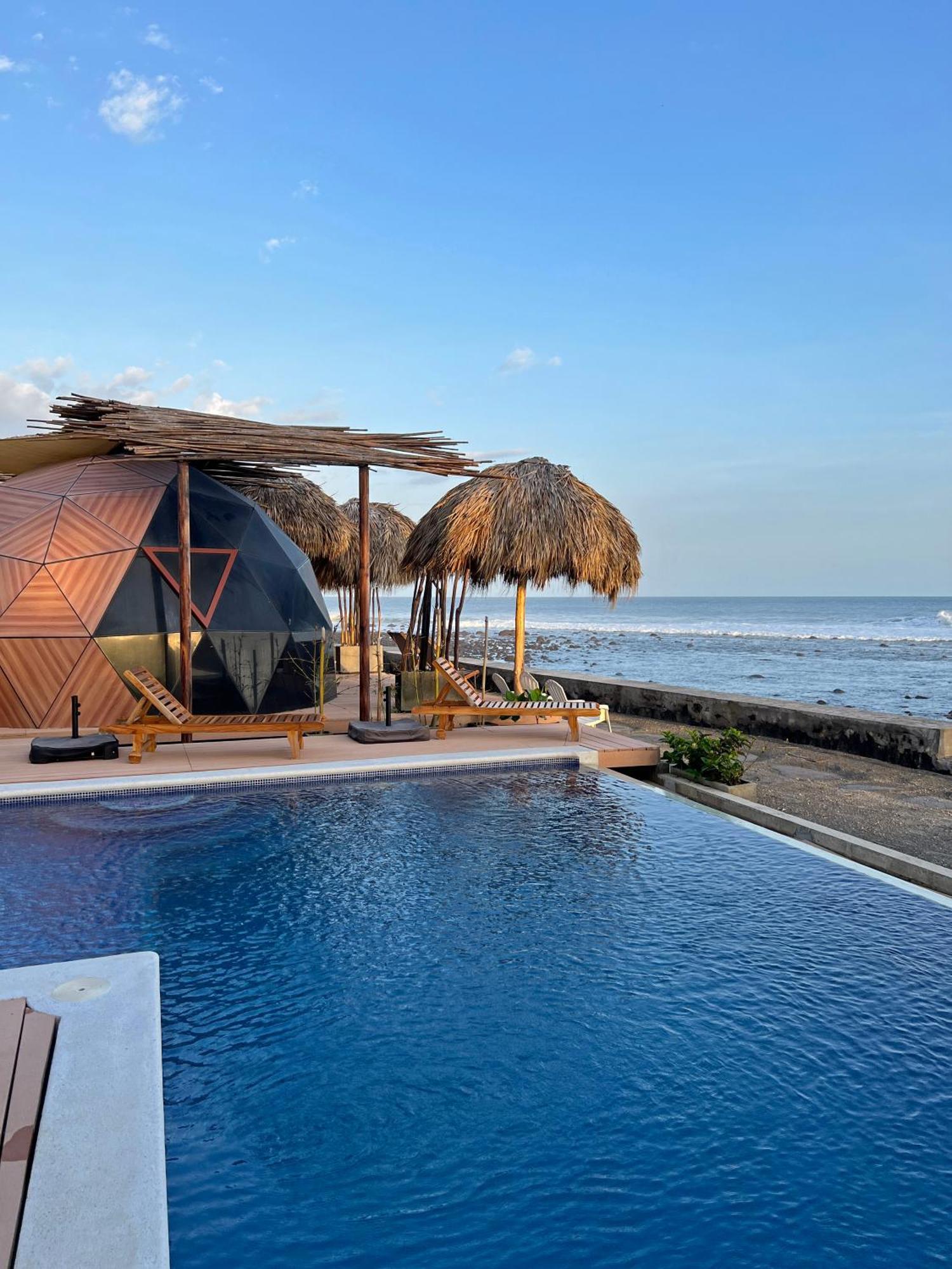 Almare Zonte - Beachfront Glamping Hotel El Zonte Eksteriør bilde